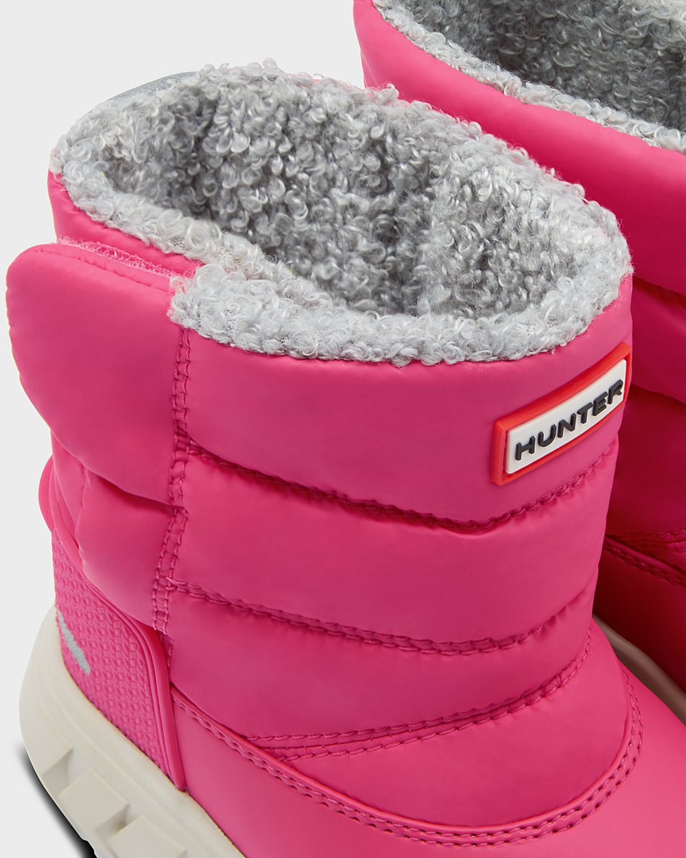 Botas de Nieve Hunter Niños - Original Little Insulated - Rosas Claro - LYAGJHX-54